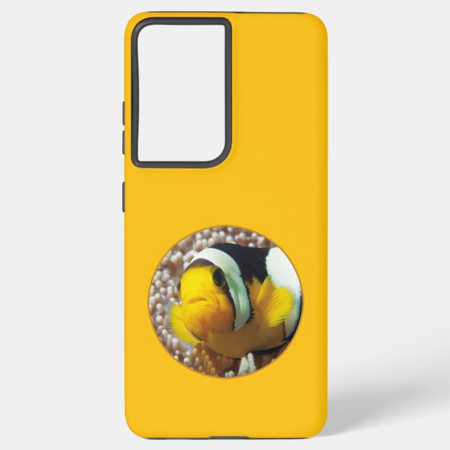 Coque Samsung Galaxy Poisson clown - Gros plan ! Conception photographi (Verso)