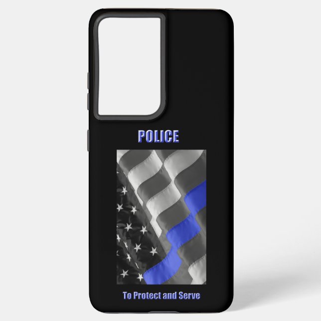 Coque Samsung Galaxy Police (Verso)
