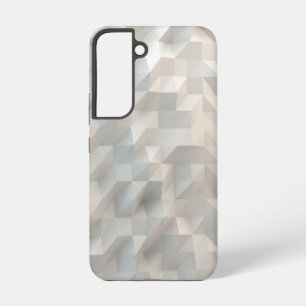 Coque Samsung Galaxy Polygones géométriques blancs Galaxy S22 Coque