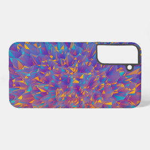 Coque Samsung Galaxy Polygones géométriques multicolores Galaxy S22 Coq