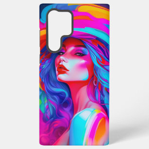 Coque Samsung Galaxy Portrait de Neon Pop Art