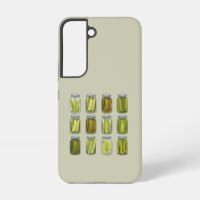 Pot de cornichons en conserve vintage pour amateur
