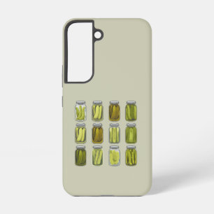 Coque Samsung Galaxy Pot de cornichons en conserve vintage pour amateur