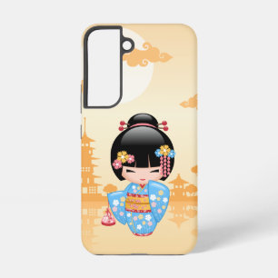 Coque Samsung Galaxy Poupée Maiko Kokeshi - Jolie Fille Geisha Japonais