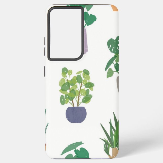 Coque Samsung Galaxy Pour les vrais amoureux des plantes (Verso)