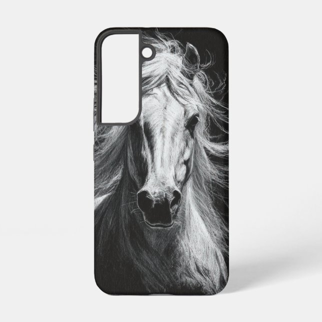 Coque Samsung Galaxy     Primal Power 001 – Cheval Blanc (Verso)