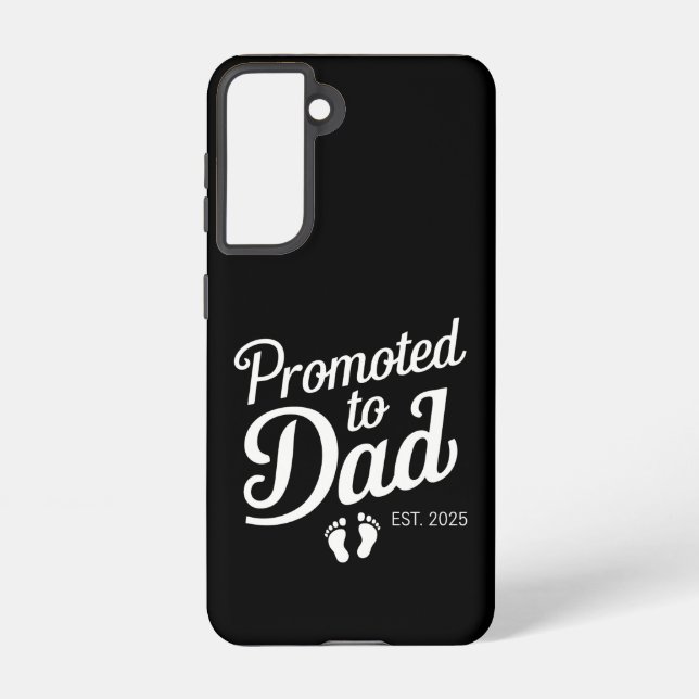 Coque Samsung Galaxy Promu À Papa EST 2025 Drôle Bientôt Être Papa (Verso)