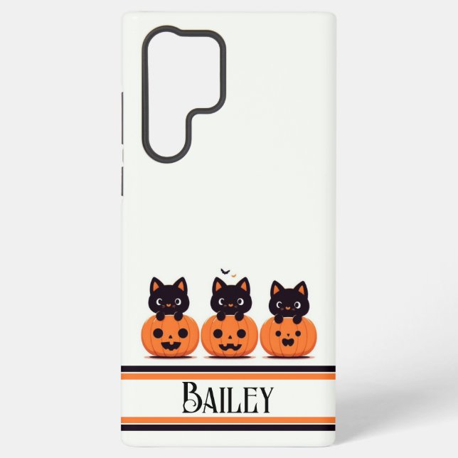 Coque Samsung Galaxy Purfection citrouille (Verso)