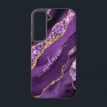Coque Samsung Galaxy Purple Gold Parties scintillant Cadeau Votre nom P<br><div class="desc">Samsung Galaxy Coques ou coques iphone avec Agate Violet violet Parties scintillant or Géode Nom personnalisé Marbre étincelant Anniversaire - Anniversaire ou Mariage Cadeau / Fournisseur - Ajouter votre nom - Texte ou supprimer - Faire votre cadeau spécial - Redimensionner et déplacer ou supprimer et ajouter du texte / des...</div>
