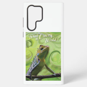 Coque Samsung Galaxy Quel monde fou - Un Lizard spécial