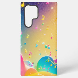 Coque Samsung Galaxy Rainbow Music Notes Pop Art Phone Case