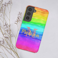 Rainbow Pride raypes colorées amusant Nom initial