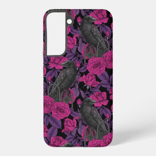 Coque Samsung Galaxy Ravins et roses roses roses