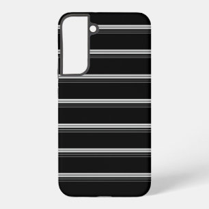 Coque Samsung Galaxy Rayé noir blanc chic