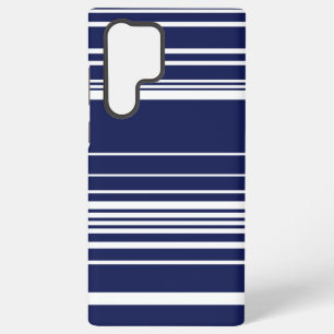 Coque Samsung Galaxy Rayures complexes - Bleu