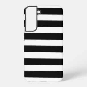 Coque Samsung Galaxy Rayures noires et blanches