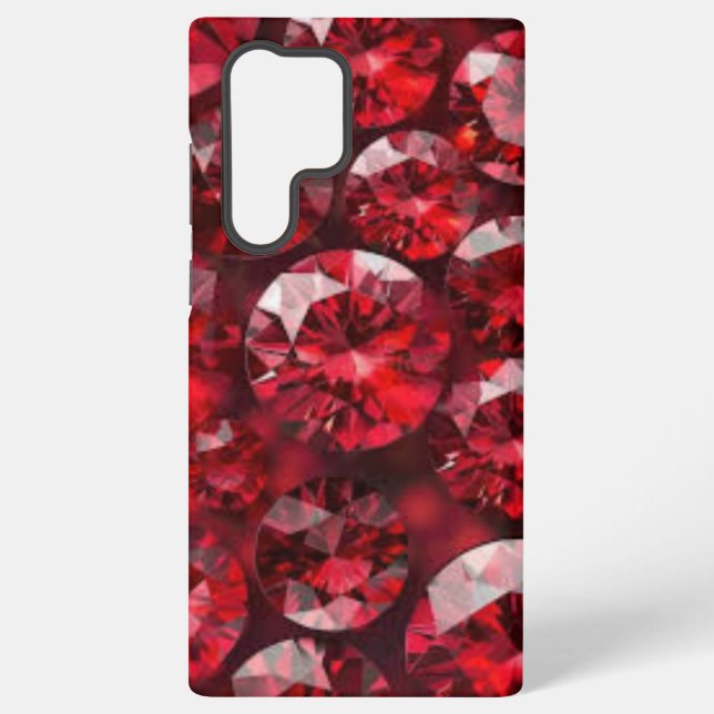 Coque Samsung Galaxy Red Rubies iPhone / iPad case (Verso)