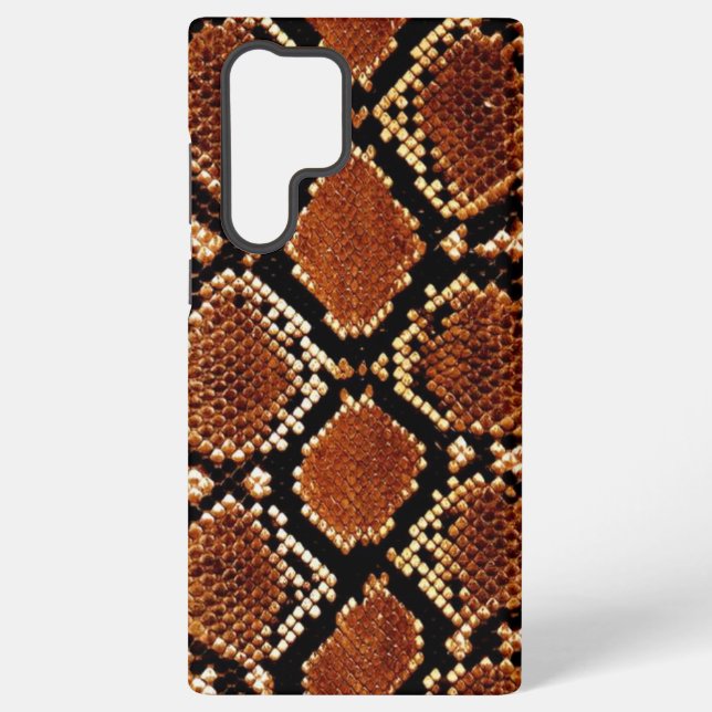 Coque Samsung Galaxy Red Snakeskin (Verso)