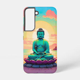 Coque Samsung Galaxy Reflet du coucher de soleil de Bouddha