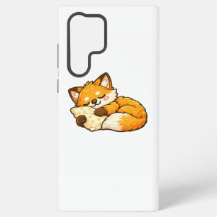 Coque Samsung Galaxy Renard Mignon Endormi au Lit