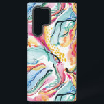 Coque Samsung Galaxy Ressort texture organique avec des formes ondulées<br><div class="desc">Couleurs printanières,  texture organique avec des lignes ondulées fluides sans couture motif.</div>