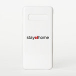 Coque Samsung Galaxy S10 Restez à la maison<br><div class="desc">Reste juste à la maison.</div>
