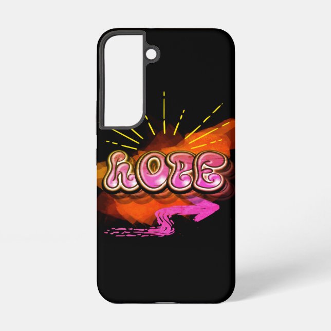 Coque Samsung Galaxy Restez inspiré Graffiti HOPE Graphisme (Verso)