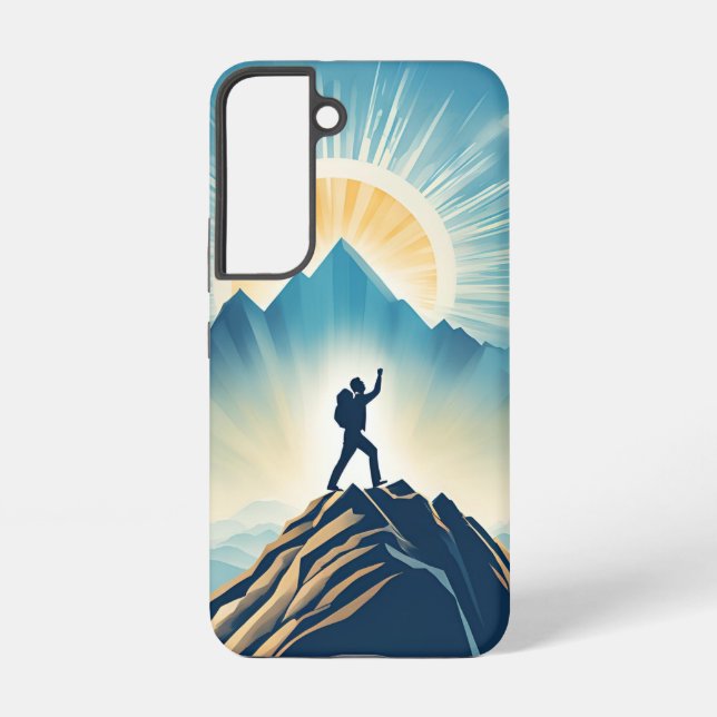 Coque Samsung Galaxy Restez inspiré - Motivation et mise à niveau (Verso)