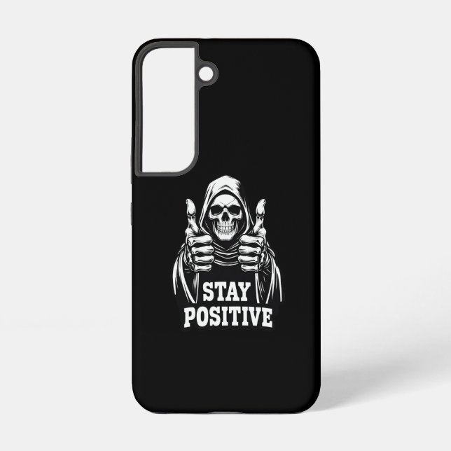 Coque Samsung Galaxy Restez Positif (Verso)