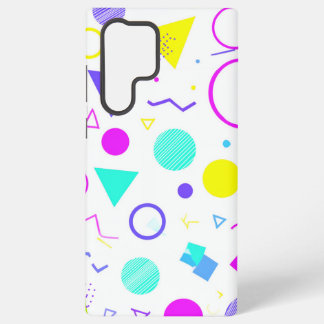 Coque Samsung Galaxy Retro 80s Memphis Geometric Pattern