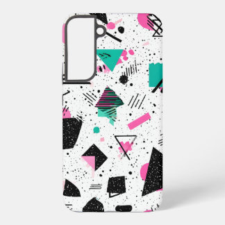 Coque Samsung Galaxy Retro Memphis Geometric Pattern