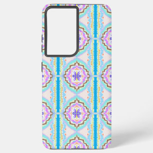 Coque Samsung Galaxy Rêve Pastel Boho Géométrique Kaléidoscope