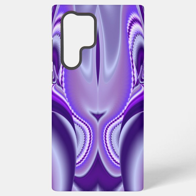 Coque Samsung Galaxy Rêves arc-en-ciel à fleurs violettes (Verso)