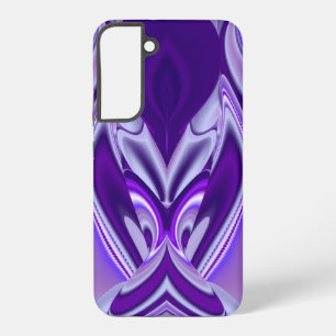 Coque Samsung Galaxy Rêves arc-en-ciel à fleurs violettes