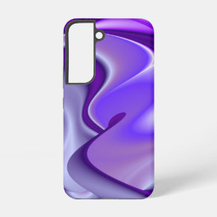 Coque Samsung Galaxy Rêves arc-en-ciel à fleurs violettes