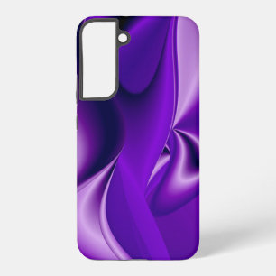 Coque Samsung Galaxy Rêves arc-en-ciel à fleurs violettes