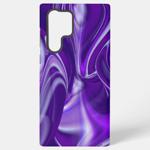 Coque Samsung Galaxy Rêves arc-en-ciel à fleurs violettes