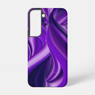 Coque Samsung Galaxy Rêves arc-en-ciel à fleurs violettes