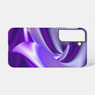 Coque Samsung Galaxy Rêves arc-en-ciel à fleurs violettes