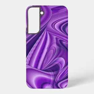 Coque Samsung Galaxy Rêves arc-en-ciel à fleurs violettes