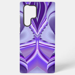 Coque Samsung Galaxy Rêves arc-en-ciel à fleurs violettes