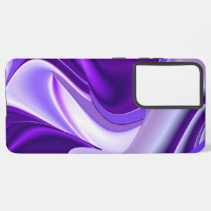 Coque Samsung Galaxy Rêves arc-en-ciel à fleurs violettes
