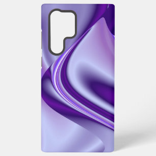 Coque Samsung Galaxy Rêves arc-en-ciel à fleurs violettes