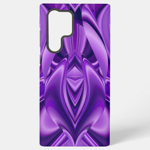 Coque Samsung Galaxy Rêves arc-en-ciel à fleurs violettes