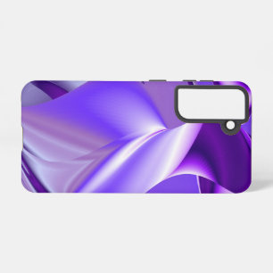 Coque Samsung Galaxy Rêves arc-en-ciel à fleurs violettes
