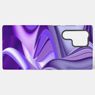 Coque Samsung Galaxy Rêves arc-en-ciel à fleurs violettes