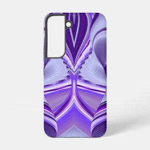 Coque Samsung Galaxy Rêves d'arc-en-ciel de fleurs violettes