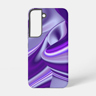 Coque Samsung Galaxy Rêves d'arc-en-ciel de fleurs violettes