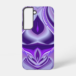 Coque Samsung Galaxy Rêves d'arc-en-ciel de fleurs violettes