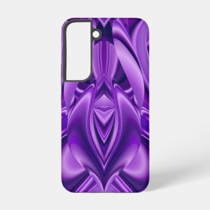 Coque Samsung Galaxy Rêves d'arc-en-ciel de fleurs violettes